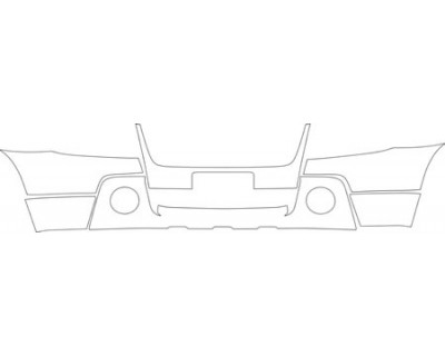 2011 SUZUKI GRAND VITARA X-SPORT  Bumper (plate Cut Out) Kit