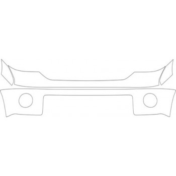 2009 TOYOTA TUNDRA DOUBLE CAB SR5 Upper And Lower Bumper Kit