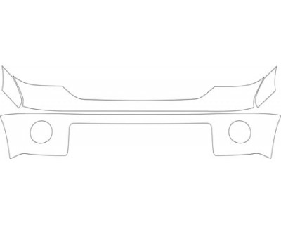 2009 TOYOTA TUNDRA DOUBLE CAB SR5 Upper And Lower Bumper Kit