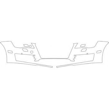 2012 AUDI A7 PREMIUM BASE Bumper(with Washers And Sensors) Kit