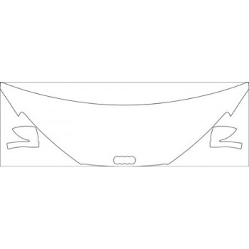 2010 AUDI R8 V8 BASE Hood Mirrors(bikini Cut) Kit