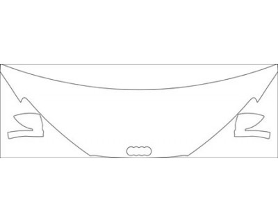 2012 AUDI R8 V8 BASE Hood Mirrors(bikini Cut) Kit