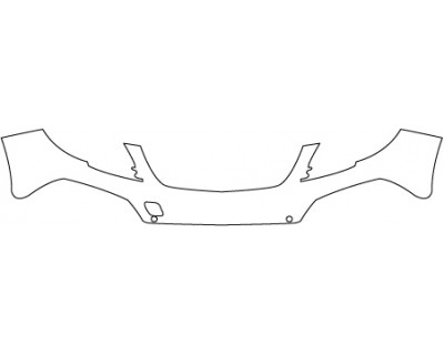2015 BUICK ENCORE LEATHER  Upper Bumper(with Sensors)