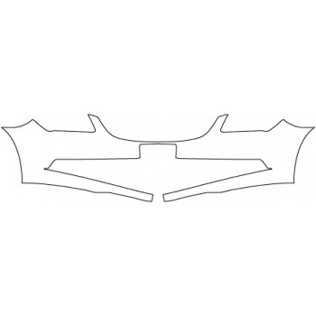 2015 BUICK LACROSSE PREMIUM 1  Bumper (30 Inch With Plate Cut Out)