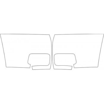 2009 CHEVROLET SILVERADO 1500 LTZ EXTENDED CAB Bumper With Fog Lights (center Chrome) Kit