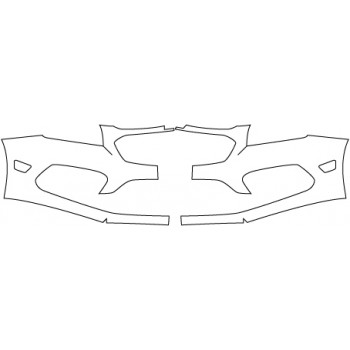 2015 CHEVROLET CRUZE LS BASE Bumper