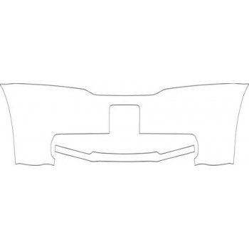 2007 DODGE AVENGER SE  Bumper With Plate Cut Out Kit