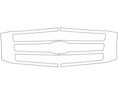 2008 FORD EXPEDITION KING RANCH EL Grille Kit