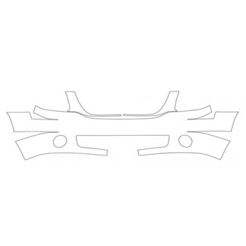 2012 GMC YUKON BASE  Bumper With Plate Cut Out Kit