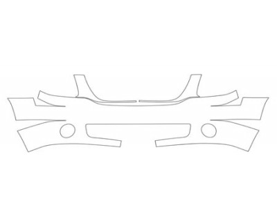 2012 GMC YUKON XL  Bumper With Plate Cut Out Kit