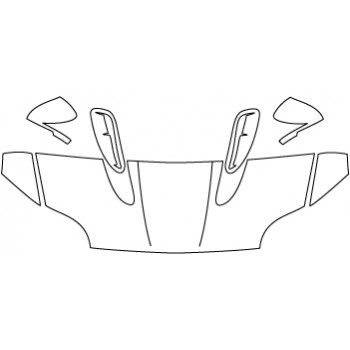2014 JAGUAR XK CONVERTIBLE  Hood Fenders Mirrors (with Air Inlets)