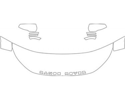 2014 LAND ROVER RANGE ROVER EVOQUE PURE 5 DOOR Hood Fender Mirror(with Range Rover Lettering Badge) Kit