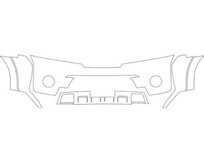 2013 NISSAN ARMADA SV  Bumper With Plate Cut Out Kit