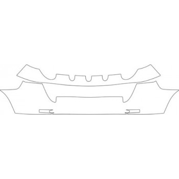 2009 NISSAN MURANO SL  full Rear Bumper(without Rear Protector) Kit