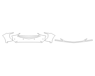 2024 ACURA MDX PLATINUM ELITE BUMPER (MULTI PIECE) - SENSORS