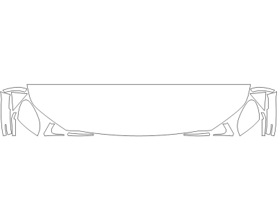 2024 ACURA MDX PLATINUM ELITE HOOD FENDERS MIRRORS 18 INCH - (WRAPPED EDGES)