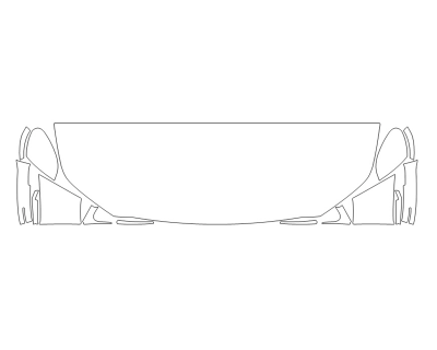 2024 ACURA MDX PLATINUM ELITE HOOD FENDERS MIRRORS 24 INCH - (WRAPPED EDGES)