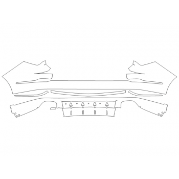 2024 ACURA MDX TECHNOLOGY PACKAGE REAR BUMPER