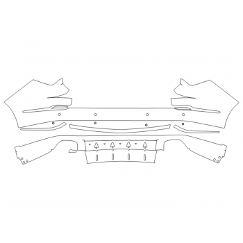 2024 ACURA MDX TECHNOLOGY PACKAGE REAR BUMPER - SENSORS