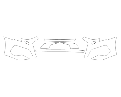 2024 AUDI A3 PREMIUM BUMPER (MULTI PIECE)