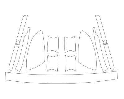 2024 AUDI A3 PREMIUM REAR BUMPER - MIRRORS - DOOR CUPS