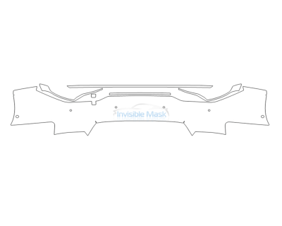 2024 AUDI A5 COUPE PRESTIGE REAR BUMPER - SENSORS