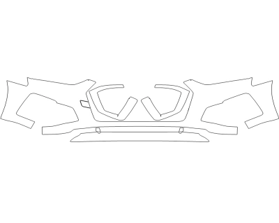 2025 AUDI A5 SPORTBACK S-LINE BUMPER