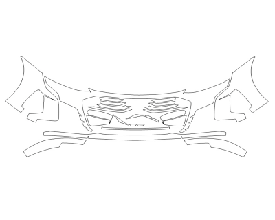 2024 AUDI E TRON GT PREMIUM PLUS BUMPER