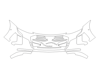 2024 AUDI E TRON GT PREMIUM PLUS BUMPER - SENSORS