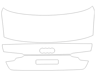 2024 AUDI S4 PREMIUM TRUNK - W/O EMBLEMS