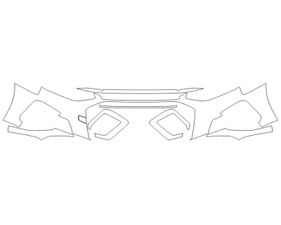 2024 AUDI S4 PRESTIGE BUMPER (MULTI PIECE)