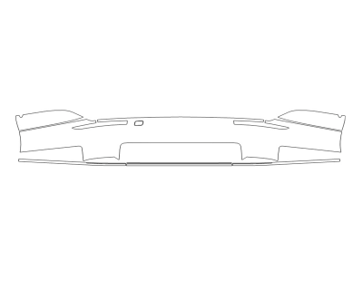 2024 AUDI S8 L S8 L REAR BUMPER - FULL