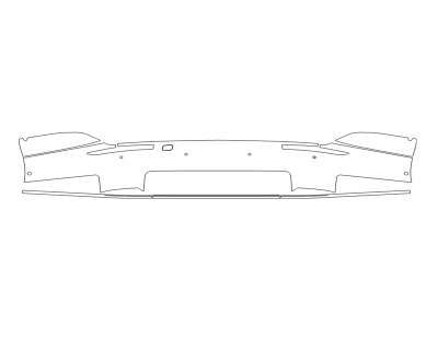 2024 AUDI S8 L S8 L REAR BUMPER - FULL - SENSORS