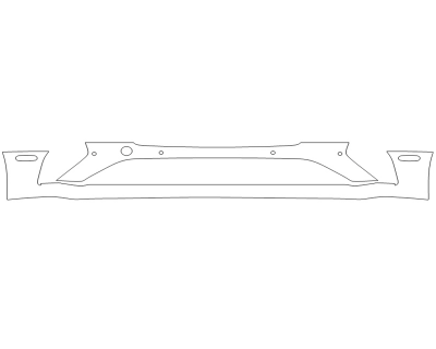 2024 BENTLEY GT A BUMPER - SENSORS