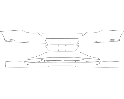 2024 BENTLEY GT A REAR BUMPER - SENSORS