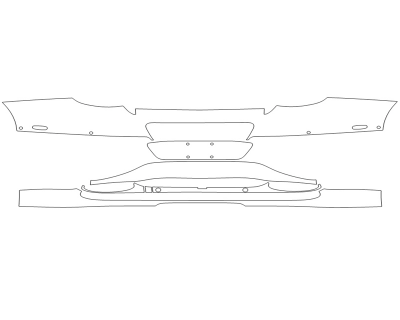 2024 BENTLEY GT AZURE REAR BUMPER - SENSORS