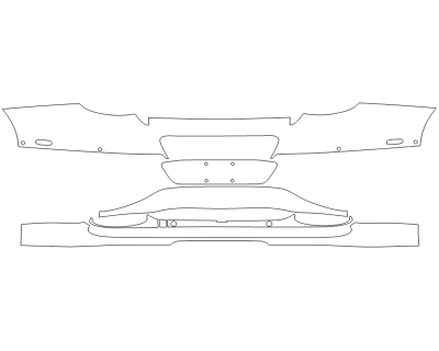 2024 BENTLEY GT SPEED REAR BUMPER - SENSORS