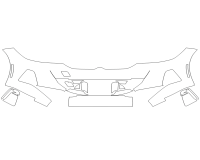 2024 BMW 330I XDRIVE BUMPER