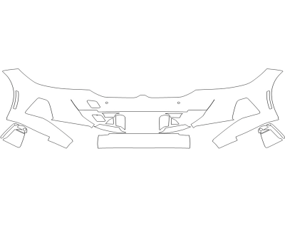 2024 BMW 330I XDRIVE BUMPER - SENSORS