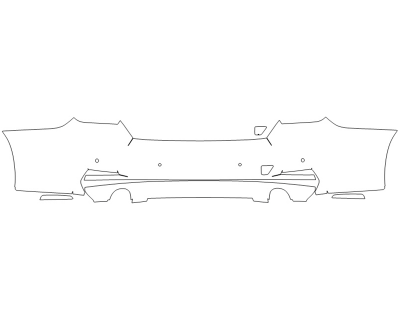 2024 BMW 330I XDRIVE REAR BUMPER - SENSORS