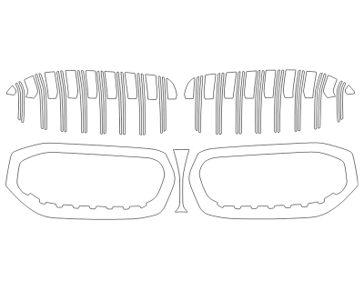 2024 BMW 330I XDRIVE GRILL