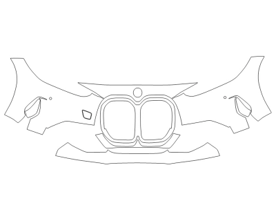 2024 BMW 4 SERIES 430I CONVERTIBLE BUMPER - SENSORS