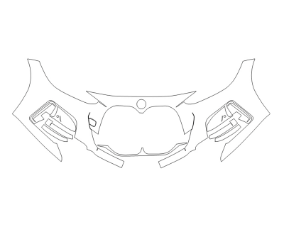 2024 BMW 4 SERIES M440I XDRIVE COUPE BUMPER - SENSORS