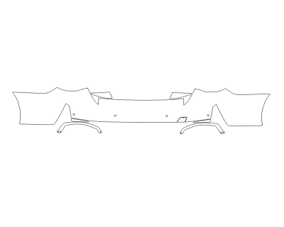 2024 BMW I4 EDRIVE 35 REAR BUMPER - SENSORS