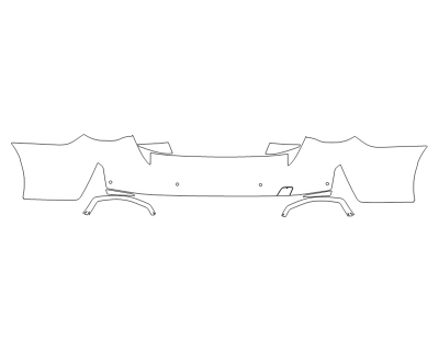 2024 BMW I4 EDRIVE 40 REAR BUMPER - SENSORS