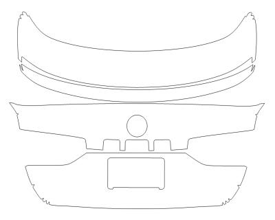 2024 BMW I4 EDRIVE 40 TRUNK - SPOILER