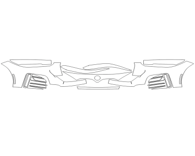 2024 BMW I4 M50 BUMPER (MULTI PIECE)