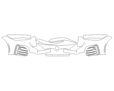 2024 BMW I4 M50 BUMPER (MULTI PIECE) - SENSORS