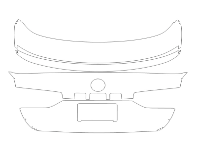 2024 BMW I4 M50 TRUNK - SPOILER