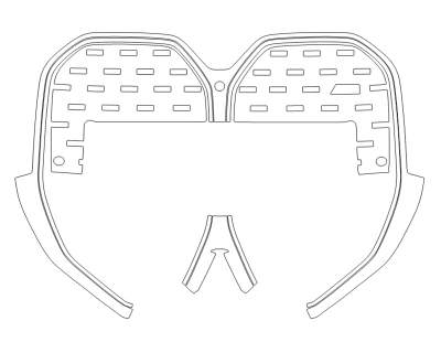 2024 BMW I4 M50 PLATE CUT OUT - GRILL - WITH CAMERA